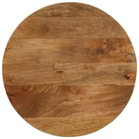 Design Tischplatte Ø 40x2,5 cm Rund Massivholz Mango, Tischplatten 2024 Neu
