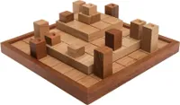 INDUKTO - Gesellschaftsspiel für 2 Personen, Familienspiel, Brettspiel aus Holz