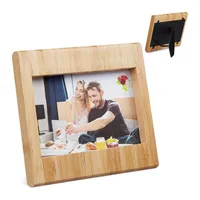 relaxdays Bilderrahmen braun 16,5 x 15,5 cm