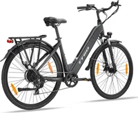 LCD E-Bike, Elektrofahrrad 28'' Trekkingrad E-Cityrad 36V 20Ah Lithium-Akku für Lange Reichweite bis 100KM, 250W , EU-konformes Klapprad
