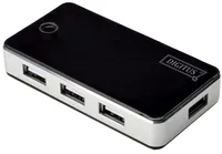 DIGITUS USB-Hub    7-Port 2.0->7xA2.0 m.Netzteil     schwarz