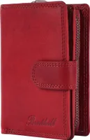 Benthill Geldbörse Damen Echt Leder | Damen Geldbeutel mit RFID Schutz | Portmonee Klein mit 8 Kartenfächer | Slim-Wallet inkl. Geschenkbox