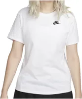 NIKE Sportswear Club Essentials T-Shirt Damen weiss L
