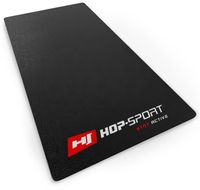 Hop-Sport Bodenschutzmatte aus PVC 0,6mm Dicke Unterleg und Schutzmatte für Fitness & Sportgeräte   - 120x60cm