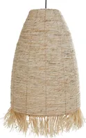 BELIANI Hängelampe Naturfarben Boho Stil Modern Hängeleuchte für Esstisch Esszimmer Wohnzimmer Schlafzimmer