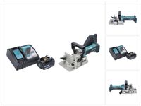 Makita DPJ 180 RF1 Akku Nutfräse 18 V 100 mm + 1x Akku 3,0 Ah + Ladegerät