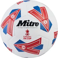 Mitre - "FA Cup 2023-2024" tréninkový fotbalový míč CS1828 (5) (bílá/červená/modrá)