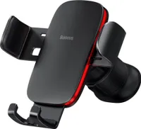 Baseus Metal Age II gravitační držák telefonu do auta do mřížky ventilace černý (SUJS000001)