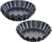 ORION Tartelette-Förmchen Törtchenformen Muffinförmchen 6 Stück 11 cm
