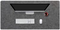 Gaming Mousepad Mauspads lang XXXL - Anti Rutsch 1400 x 600 mm groß Maus Pad GAMING Mauspad, Farbe: Dunkelgrau