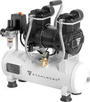 STAHLWERK Kompresor 10 bar 2,1 hp 1,6 kW 210 l/min 10 l vzduchový kompresor