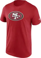 Fanatics - NFL San Francisco 49ers Primary Logo Graphic T-Shirt : Rot M Farbe: Rot Größe: M