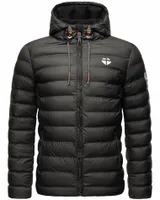 Stone Harbour Herren Winterjacke Regenjacke Steppjacke Fleece Gefüttert Zaharoo Schwarz Gr. 54 - XXL