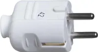 Schutzkontakt-Stecker McPower, weiß