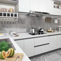 vidaXL Folie meblowe samoprzylepne 2 szt. Biała 500x90 cm PVC