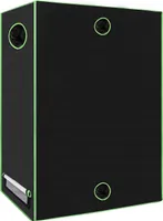Lospitch Growbox Gewächshäuser Beobachtungsfenster Gewaechshaus Growzelt Indoor Pflanzenzelt 120*60*180CM