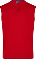 Klassischer Baumwoll-Pullunder red, Gr. 3XL