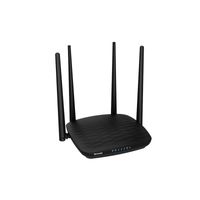 Tenda AC5 1200MBPS DUAL-BAND ROUTER - Dual-Band (2,4 GHz/5 GHz) - Wi-Fi 5 (802.11ac) - 1167 Mbit/s - 802.11a,Wi-Fi 5 (802.11ac),802.11b,802.11g,Wi-Fi 4 (802.11n) - 300 Mbit/s - 867 Mbit/s