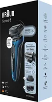 Braun Series 6 61-B1500s - Skrobaczka do folii - Przyciski - Niebieski - Dioda LED - Akumulator - Akumulatory litowo-jonowe (Li-Ion)