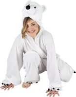 B88026-180 Eisbär Kostüm Damen Herren Gr.bis max. 180 cm Körpergröße