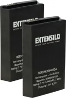 EXTENSILO 2x Akku kompatibel mit Motorola CLP1040, CLP1060, DLR1020, DLR1060, CLP1010, CLP446 Funkgerät, Walkie Talkie (2000 mAh, 3,7 V, Li-Polymer)