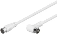 Úhlový kabel SAT antény (80 dB), dvojité stínění