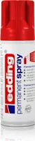 edding 5200 Permanent Spray - rot matt - 200 ml - Acryllack zum Lackieren und Dekorieren von Glas, Metall, Holz, Keramik, Kunststoff, Leinwand - Lackspray, Acrylspray, Farbspray