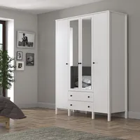 Skye Decor, FRN-10012, Hölzern, Kleiderschrank, 140 x 195 x 54 cm, 100 % Spanplatte