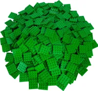 Stavebné dosky LEGO® 4x4 zelené - 3031 NOVINKA! Množstvo 100x