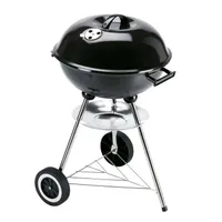 GRILLCHEF Holzkohle-Kugelgrill - 72,5cm - schwarz