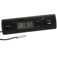 Thermometer digital LCD mit Sensor Innen Außen °C °F Temperatur Anzeige 3m Kabel