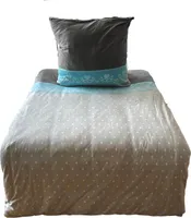 aboutyourhome bettwäsche Fleece Bettwäsche Winter Herzen 135x200 80x80, 2tlg. / Blau
