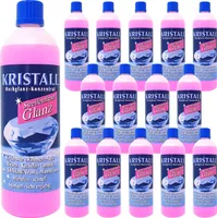 Kristall Hochglanz-Konzentrat - effektives Mittel zur nachhaltigen Reinigung von Fenstern, Autoscheiben, Spiegelglas, Fliesen und Lack , 15er Pack