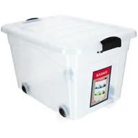 DEUBA® Aufbewahrungsbox transparent Stapelbox