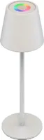 Goobay Kabellose LED-Tischleuchte RGBW, aufladbar, dimmbar, 36cm, weiß