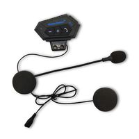 BT-12 Motorrad Funkgeräte Bluetooth Headset Helm Headset mit Mikrofon Motorrad Interphone für Telefonanruf und Musik