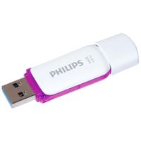 Philips USB-Stick 64GB Snow, USB 3.0, Farbe: Lila