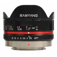 Samyang 7.5mm f/3.5 UMC Fisheye, Weitwinkel-Fischaugenobjektiv, 9/7, Micro Four Thirds (MFT)