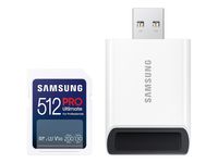 Samsung PRO Ultimate UHS-I V30 200MB/s SDXC 512GB + USB-Adapter