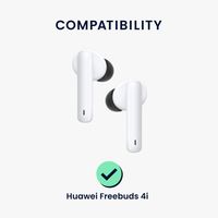 kwmobile 6x Ersatz In Ear Kopfhörer kompatibel mit Huawei Freebuds 4i - 3 Größen - Polster Ohrstöpsel In-Ear Ohrhörer - Schwarz