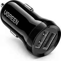 Ugreen Autoladegerät 2x USB 24W 4,8 A (2x 2,4 A) schwarz (50875)