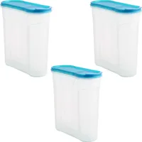 3er Set Schüttdose 2,4 Liter Vorratsdose Aufbewahrungsdose Streudosen Frischhaltedosen Müslidose Lebensmittel Vorratsbehälter
