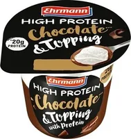 Proteinreicher Schokoladenpudding mit Schlagsahne 200G