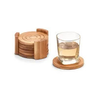 Zeller 7-dielny sklenený podstavec Bamboo