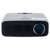 NeoPix Ace Projektor/Beamer (4.200 LED-Lumen, 120″ Bildgröße, Bildschirmspiegelung via Wi-Fi, Bluetooth, HDMI), Farbe:silber/schwarz