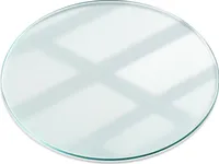 Transparent – runder Tischplatte – Glasplatte rund – Esstisch Glas – Tischplatte Glas – pflegeleicht – Ø90 cm
