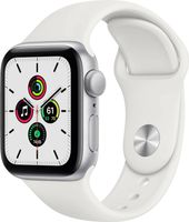 Apple Watch SE Aluminium Silver, Sport Band White, MYDM2FD/A, 40mm