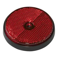 Selbstklebende rote Anhänger-Reflektoren 90 x 40 mm - 4er-Set