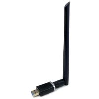 VU+ Dual-Band Wireless USB 3.0 WLAN Adapter (2.4 & 5GHz, 1300 Mbit/s, inkl. 6dBi Antenne, schwarz)