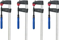 4x šroubová svorka Svorka 200x50mm Hluboká upínací šroubová svorka Svorky